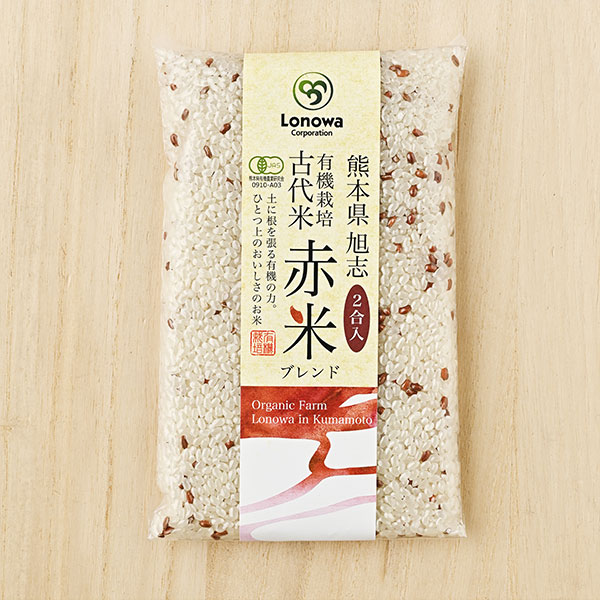 ろのわさんの熊本県菊池市産『古代米 赤米』(有機栽培米)
