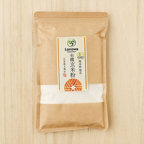 ろのわさんの熊本県菊池市産有機玄米粉